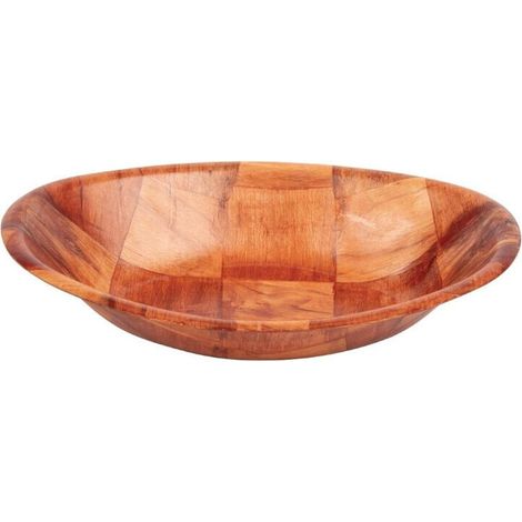 Corbeille ovale en bois petit modèle - 190 x 255 mm - (1/4)