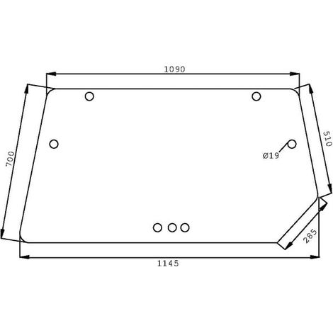 Lunotto posteriore superiore UNIVERSALE D7747 (1/2)
