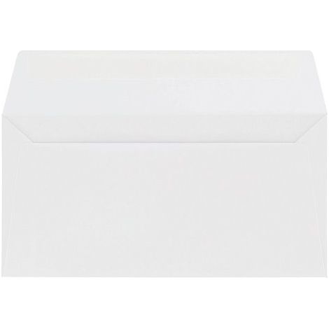 Enveloppe Pollen Clairefontaine blanche 110 x 220 mm - Paquet de 20