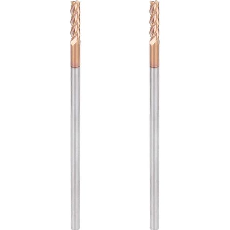 Stück Metall-Schaftfräser, Feinkorn, Hartmetall, gerader Schaft, Metallbearbeitungszubehör, 4 x 100 x 4 Zähne