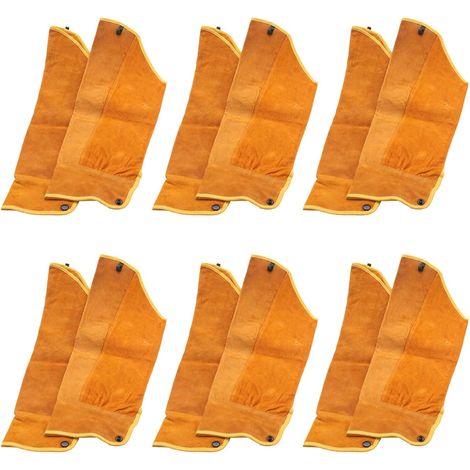 Outil de Manche de Bras de Chaleur de Protection 12Pcs 21,6 Pouces En Similicuir (1/5)