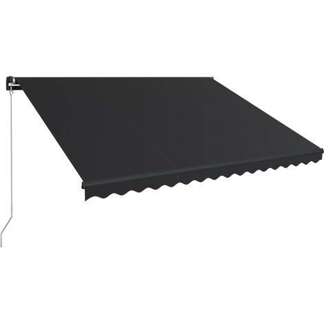Maison Exclusive - Tenda da Sole Retrattile Manuale 450x300 cm Antracite