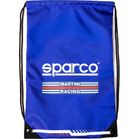 Sacca sport Martini Racing 2025 azzurra in poliammide 33 x 51 cm con chiusura tramite cordino