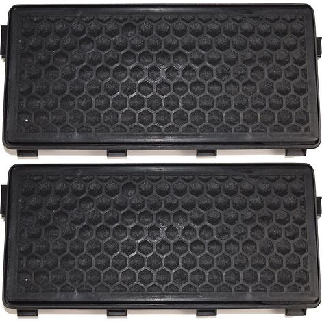 2 x Für Miele S5281 Sf-aac50 Anti-Allergie-HEPA-Filter/Aktivluftreinigung ()
