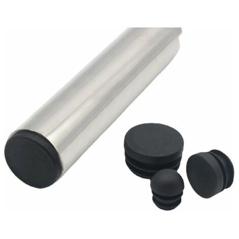 Lot de 200 embouts antidérapants en caoutchouc pour pieds de chaises, protection de meubles et de sols, noirs