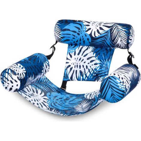 Dieser aufblasbare Sessel ist für Erwachsene geeignet und ideal für Strand und Pool. Inklusive Luftpumpe. 1 Stück, blau. (1/5)