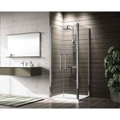Young 2.0 2B Klapptür 103-107x200cm ESG klar silber