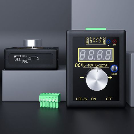 Tragbarer Signalgenerator SG002 mit analoger Spannungs- und Strommessung (0–24 mA), hochpräziser Kalibrator für Debugging-Zwecke (1/5)