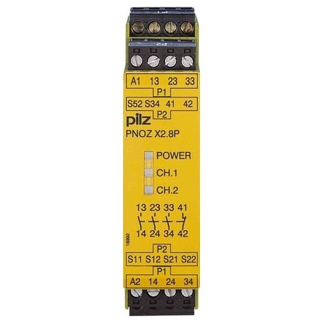 PILZ NOT-AUS-SCHALTGER T 24VACDC 3N/O 1N/ PNOZ X2.8P #777301