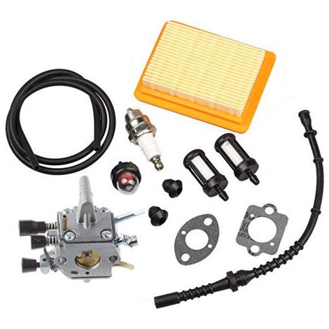 S-giant Ensemble de carburateur Stihl FS120 FS200 FS250 FS300 - Avec filtre à air  tuyau d'huile  etc.