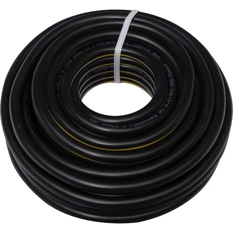 Stromversorgungskabel U1000R2V 3G2,5 Schwarz - 10m