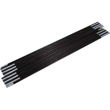 Poteau support tente, cordon élastique haute résistance pliable, double poteau remplacement camping (1/5)
