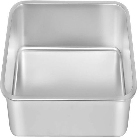 Extra große Katzentoilette aus Edelstahl für Katzen, Kätzchen, Kaninchen und Großkatzen. Geruchsabsorbierend, rostfrei, antihaftbeschichtet und dank der glatten, antihaftbeschichteten Oberfläche leich (1/5)