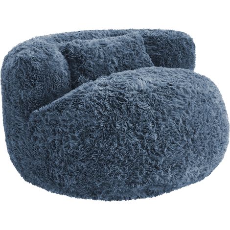 Canapé compressé 1 place  ultra-douce – Coussin couverture inclus, sans outil, gain de place,noir d'encre (1/5)