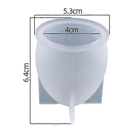 Moule en silicone pour résine époxy cristal, 1 pièce, en forme d'œuf, pour créer de petites veilleuses décoratives. Idéal pour le bricolage et les loisirs créatifs.