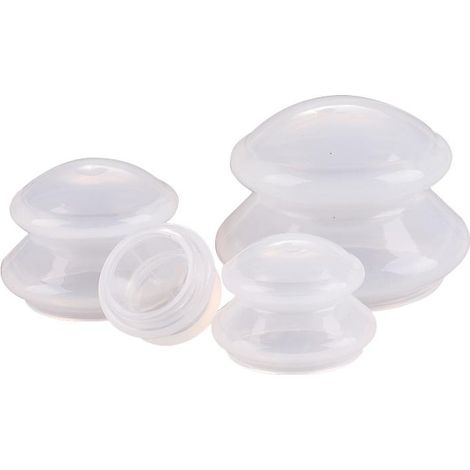 Ensemble de ventouses - Massage efficace et relaxant, adapté à tout le corps, blanc-AquaForge (1/4)