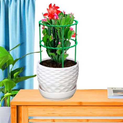 Support de plante Cage de Support pour Plantes, Vert, 2 Niveaux, Stable, réutilisable, Support pour Plantes, jardin outils (1/5)