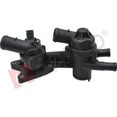 Sollo Thermostat Kühlmittel für VW SKODA SEAT AUDI 03C121026M 03C121110AA für ROOMSTER POLO IV FABIA II JETTA IV RAPID IBIZA III, IV SC CORDOBA TOLEDO IV