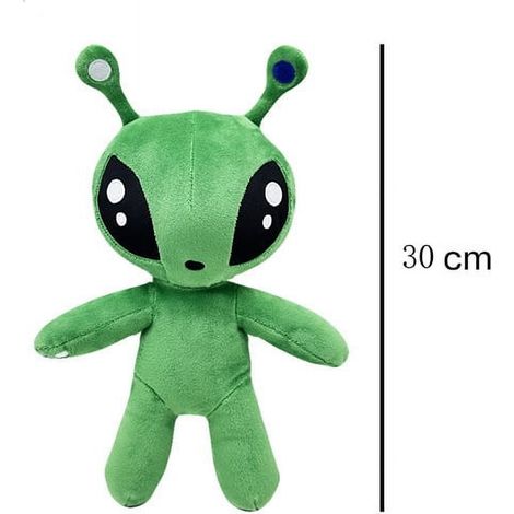 Alien - Peluche En Peluche Douce - 30 cm - Pour Décoration Intérieure Et Cadeau Enfant Adulte - 1 Pièce (1/5)