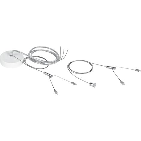 Ledvance Kit de suspensión Linear IndiviLED blanco metalizado (1/2)