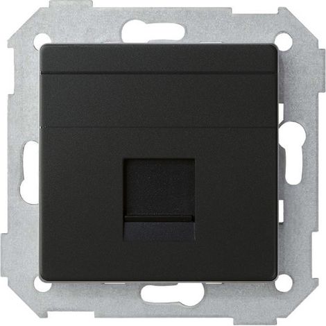 Tapa Toma RJ45 SIMON 82 Concept 8200005 Negro Mate (1/3)