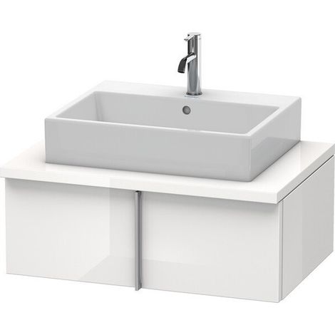 Meuble bas console VERO 285x800x518mm satin blanc lilas