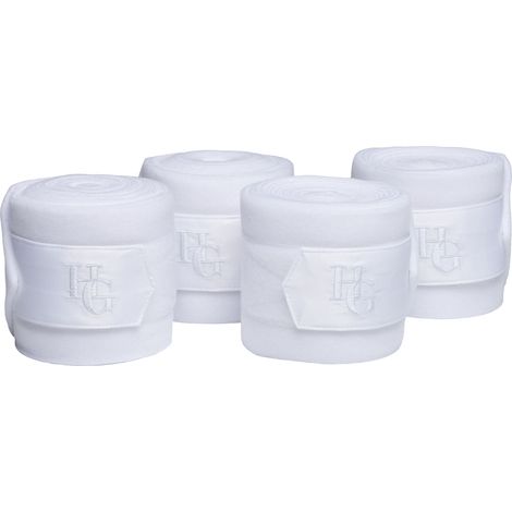 Horse Guard Fleecebandagen für Pferde - 4er Set - Weiß