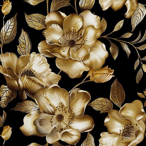 Tela decorativa para exteriores Oxford - Motivo floral I DX5382 (1/5)