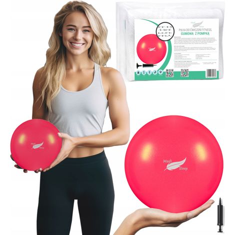 Medi Sleep Kleiner Pilates-Gymnastikball 20 cm Rot