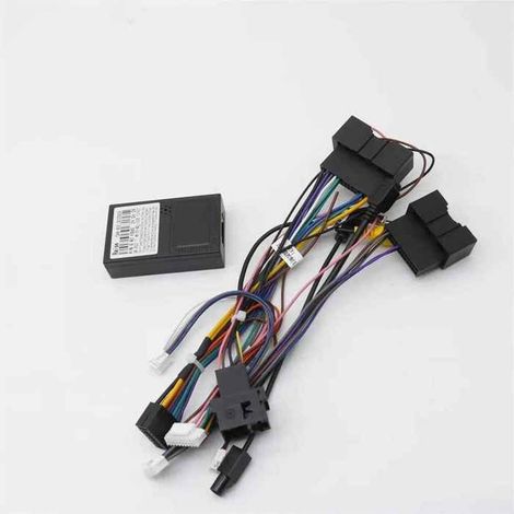 1 pièce Adaptateur câble alimentation Android, boîtier CANBUS, 16 broches pour autoradio compatible Ford Ranger