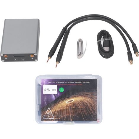 Mini Spot Welder Portable Machine Welding Equipment Kit with 5500Mah Rechargeable Battery 5V