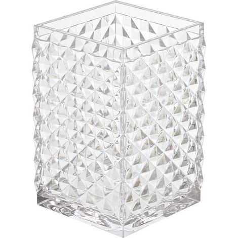 Portaspazzolino Bianco Trasparente in Plastica AS (1/3)