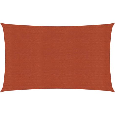 Vela de sombra 160 g/m² terracota 4 x 7 m HDPE 020009355 (1/5)
