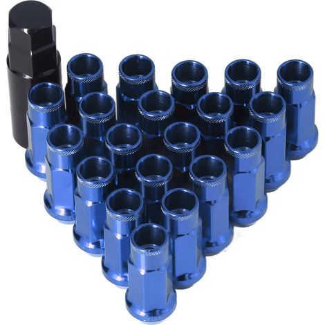 M12x1,25 blaue Radmuttern aus Metall, 20er-Pack, universelles Autozubehör, Ersatz für Mitsubishi (1/5)
