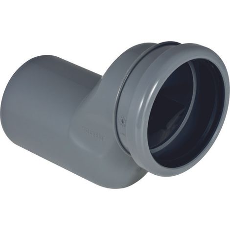 Geberit – Manchon de raccordement PVC Ø 90 mm – 2 manchettes EPDM Ø 90-110 mm – Fixation rapide pour WC suspendu