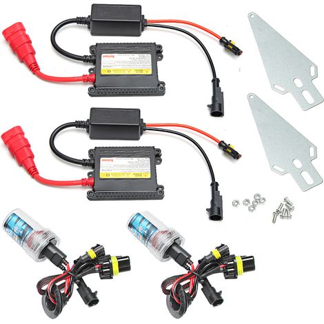 Kit HID H11 Ultra-Mince - Ampoule Xenon 6000K, 35W, 12V DC (1/5)