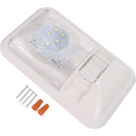 12-V-LED-Deckenleuchte – 1 Stück – ABS-Linse – Innenbeleuchtung – Wohnmobil und Anhänger (1/5)