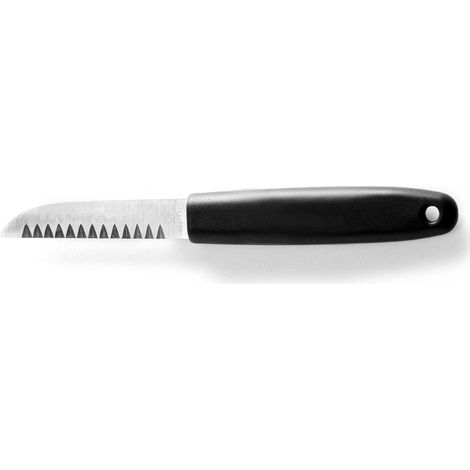 Cuchillo decorativo con hoja dentada de acero inoxidable - Hendi 856062 (1/3)
