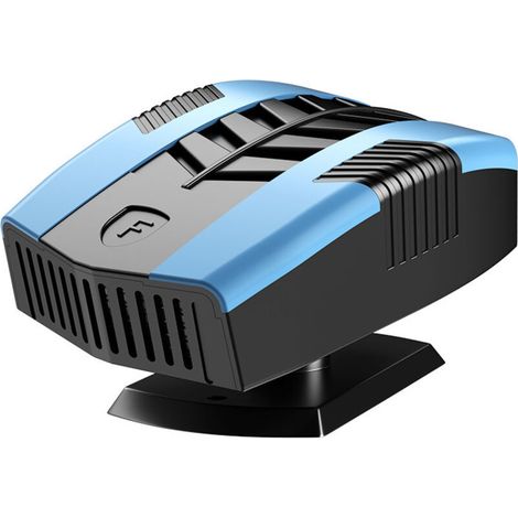 12V Heizung - Windschutzscheibenenteiser - Tragbare elektrische 12V-Heizung, 360 Grad drehbar für Auto, LKW, PKW, Blau (1/5)