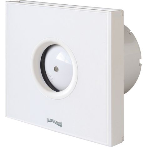 Extracteur d'air hélicoïdal GIOTTO 230V Ø100mm - Avec minuteur - Blanc (1/2)