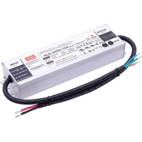 Mean Well HLG-240H-12A LED Netzteil 192W 12V 16A IP65 Schaltnetzteil CV (1/4)