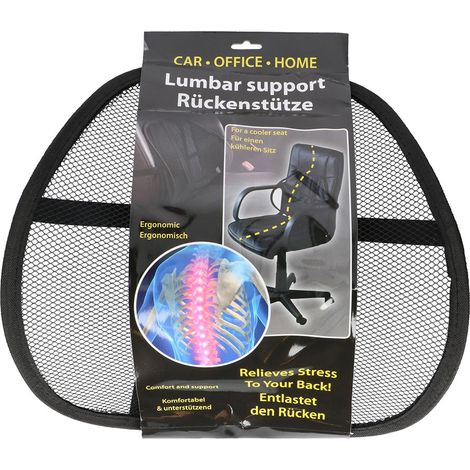 Soporte lumbar de malla 40 x 38 x 15 cm (1/4)