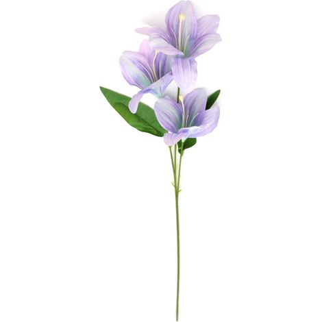 Fleurs Artificielles - Bouquet De Lys En Pu - Décoration Intérieure Bureau Mariage Fêtes Saisonnières - 70 Cm - 1 Pièce (1/5)