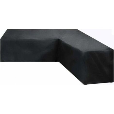 (222x286x82cm) Waterproof Garden Corner Furniture Cover, L-Shaped Garden Sofa Cover, 210D Fabric Cover (1/5)