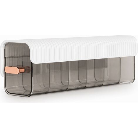 Boîte murale compartimentée pour sous-vêtements et chaussettes (1/5)