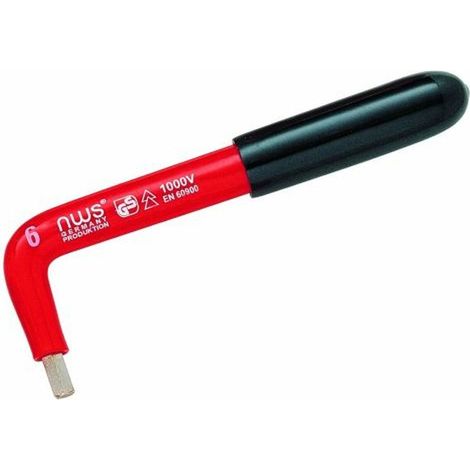 Chiave esagonale angolare NWS da 4 mm DIN7439 con finitura ad alta resistenza. (1/2)