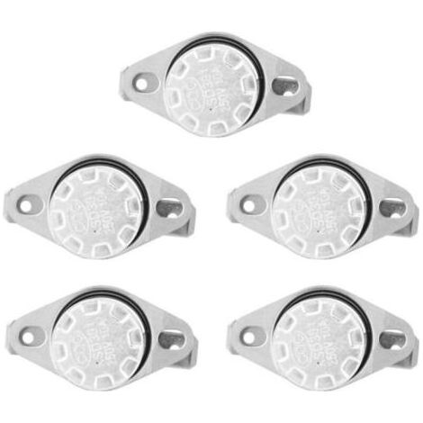 5 pièces Interrupteur Commande température KSD301 Interrupteur Thermostat Commande température pour Divers Produits Chauffage électrique Interrupteur Commande Thermique(150) (1/5)