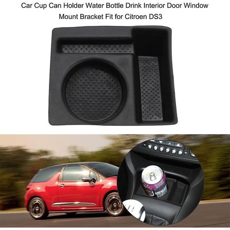 Porte-gobelet de voiture 9425E4 pour bouteille d'eau/boisson, à fixer à l'intérieur de la portière ou de la vitre, compatible avec Citroën DS3 (1/5)