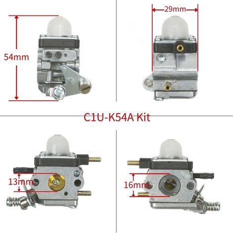 Carburetor C1U-K54A, C1U-K82, micro milling machine 7222, 7222M, 7225, 7920 TC-210, HC-1500 (1/4)