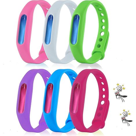 Bracelet anti-moustiques, bracelet en silicone anti-insectes pour adultes et enfants